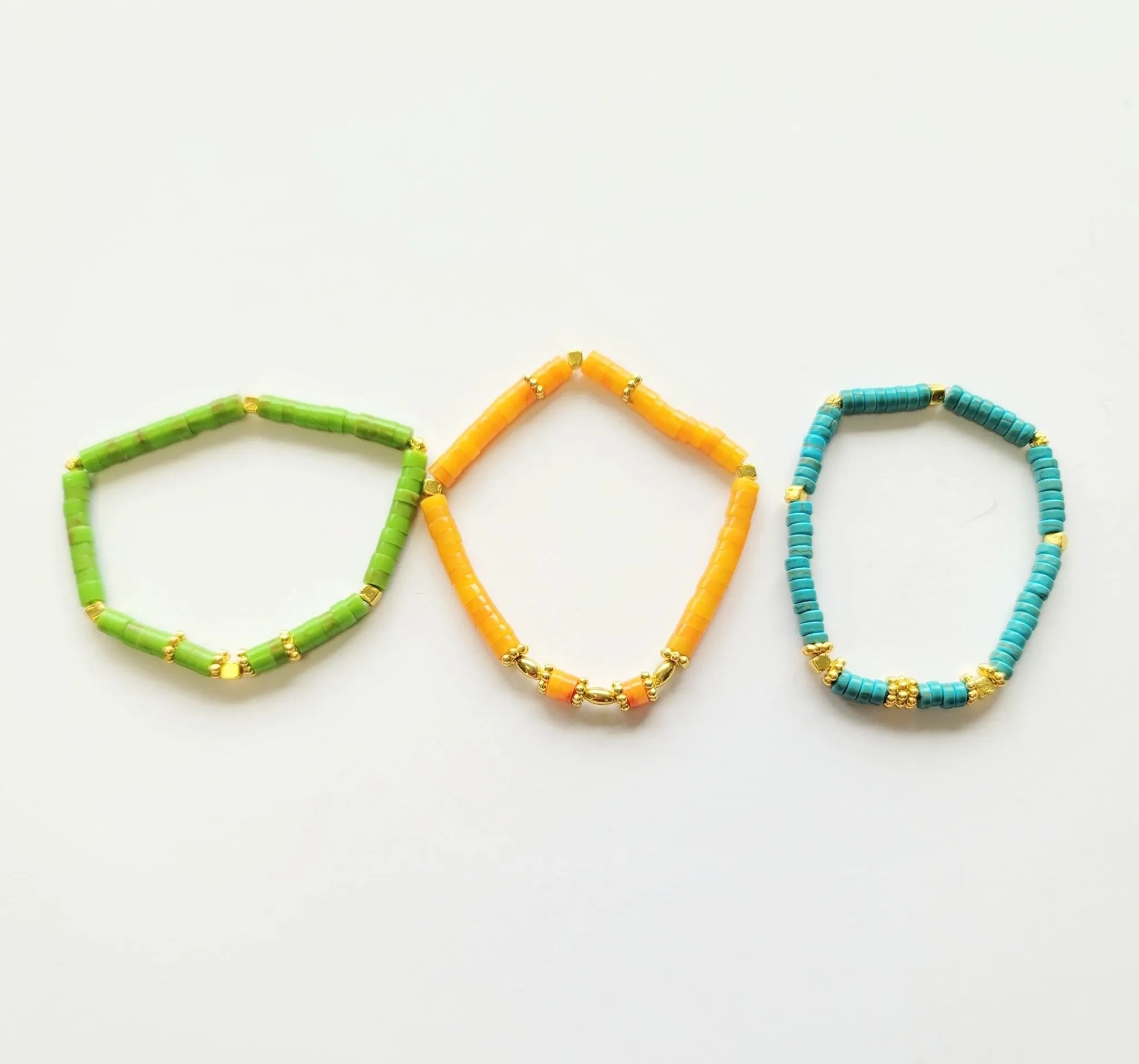 Rainbow Gemstone Bracelets