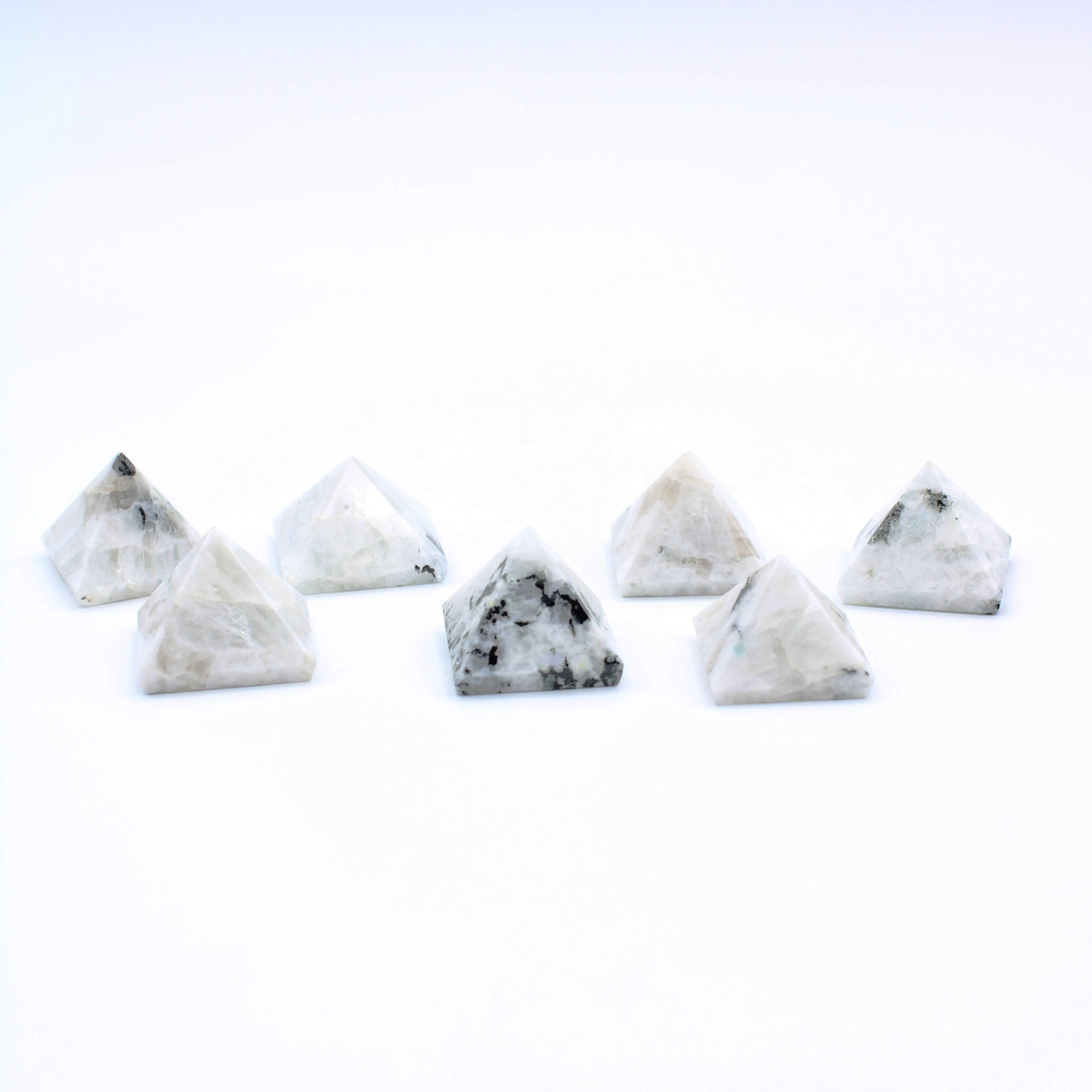 Rainbow Moonstone Pyramid