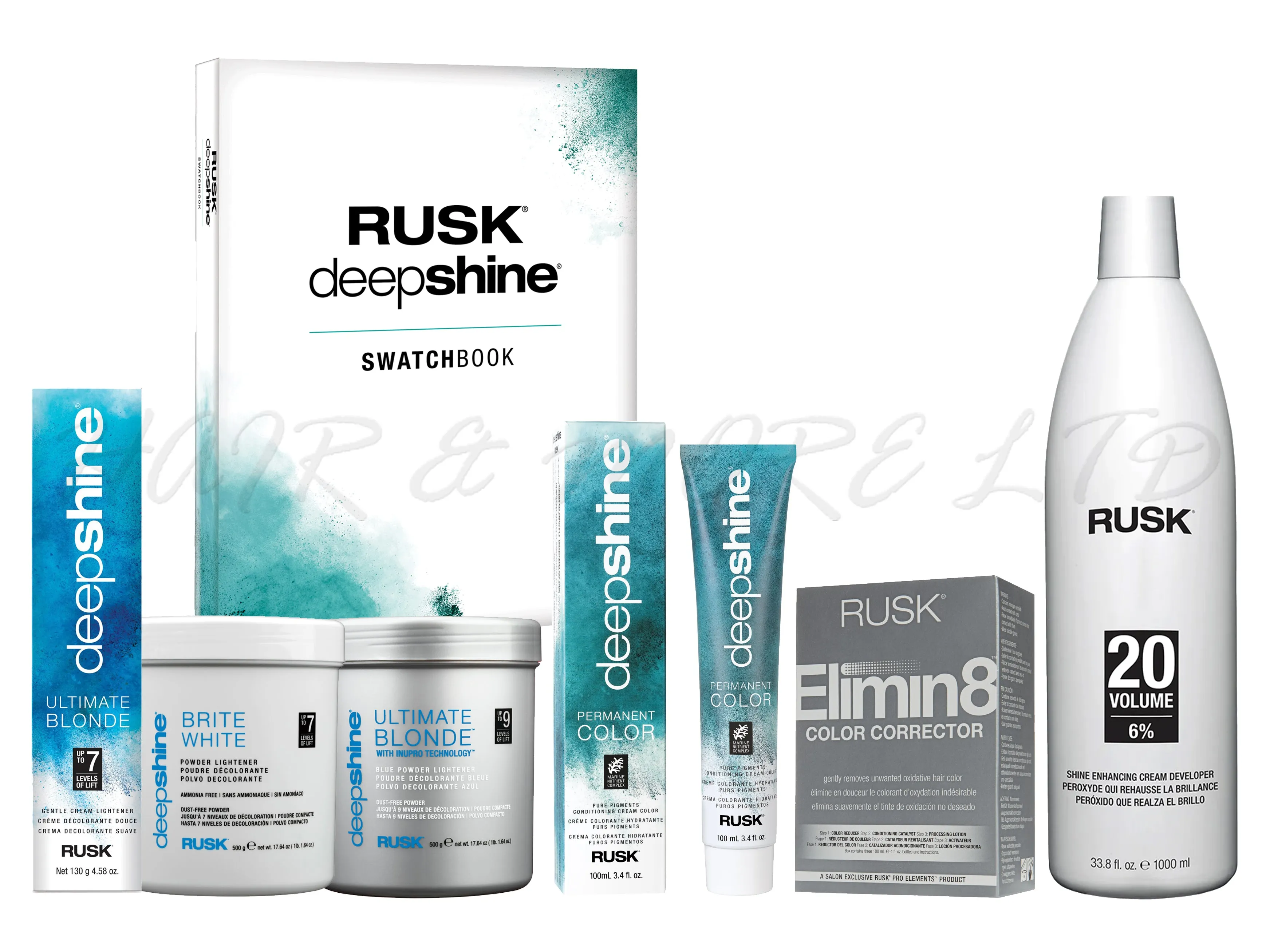 RUSK Deepshine Foolproof 21 Colour Salon Starter Pack