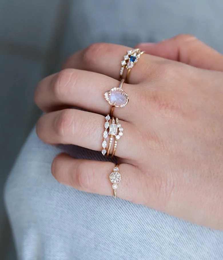 Shimmering Moonstone Ring