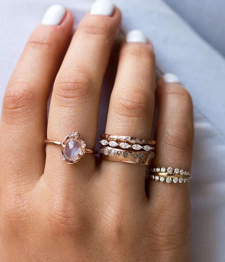 Shimmering Moonstone Ring