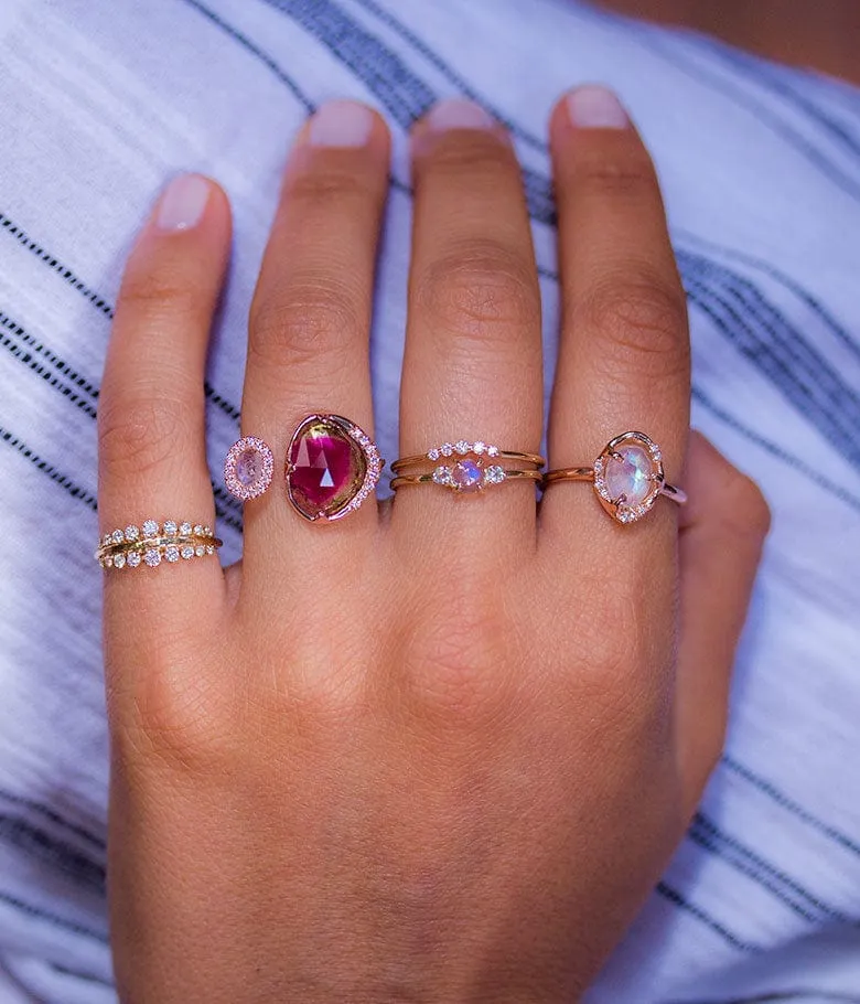 Shimmering Moonstone Ring