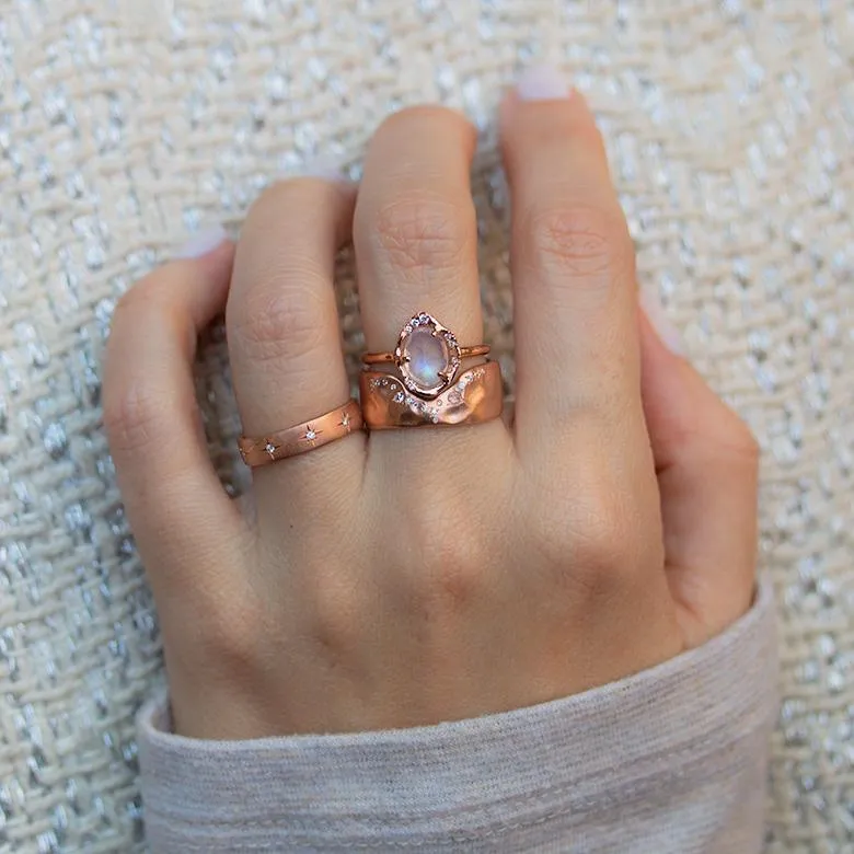 Shimmering Moonstone Ring