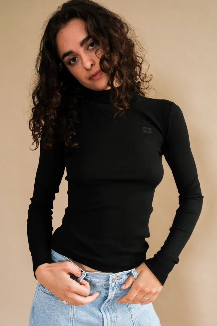 SOFT COTTON RIB LONG SLEEVE