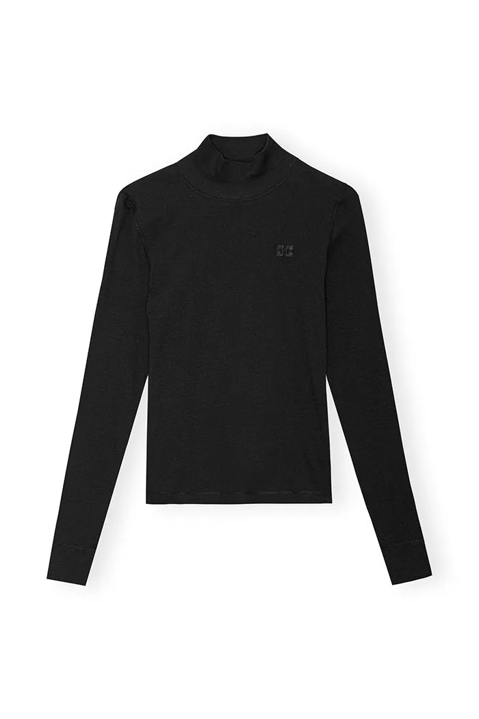 SOFT COTTON RIB LONG SLEEVE