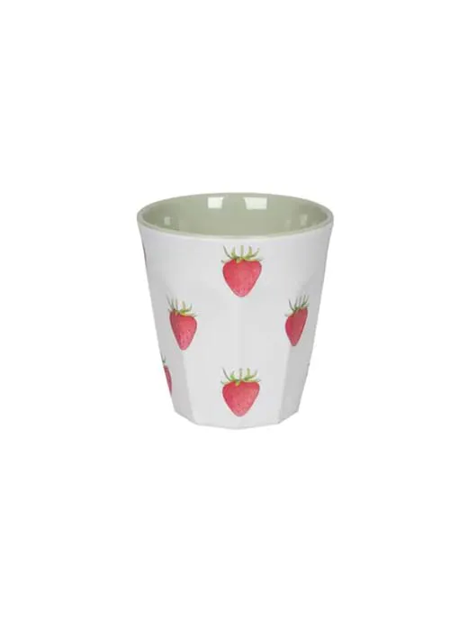 Sophie Allport Strawberries Melamine Beaker 