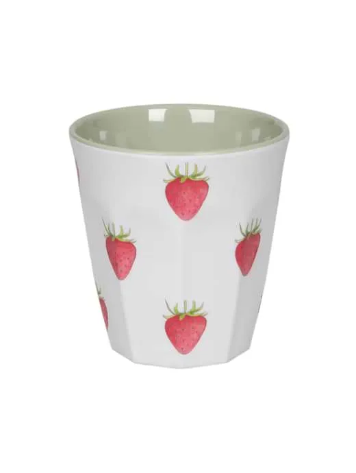 Sophie Allport Strawberries Melamine Beaker 