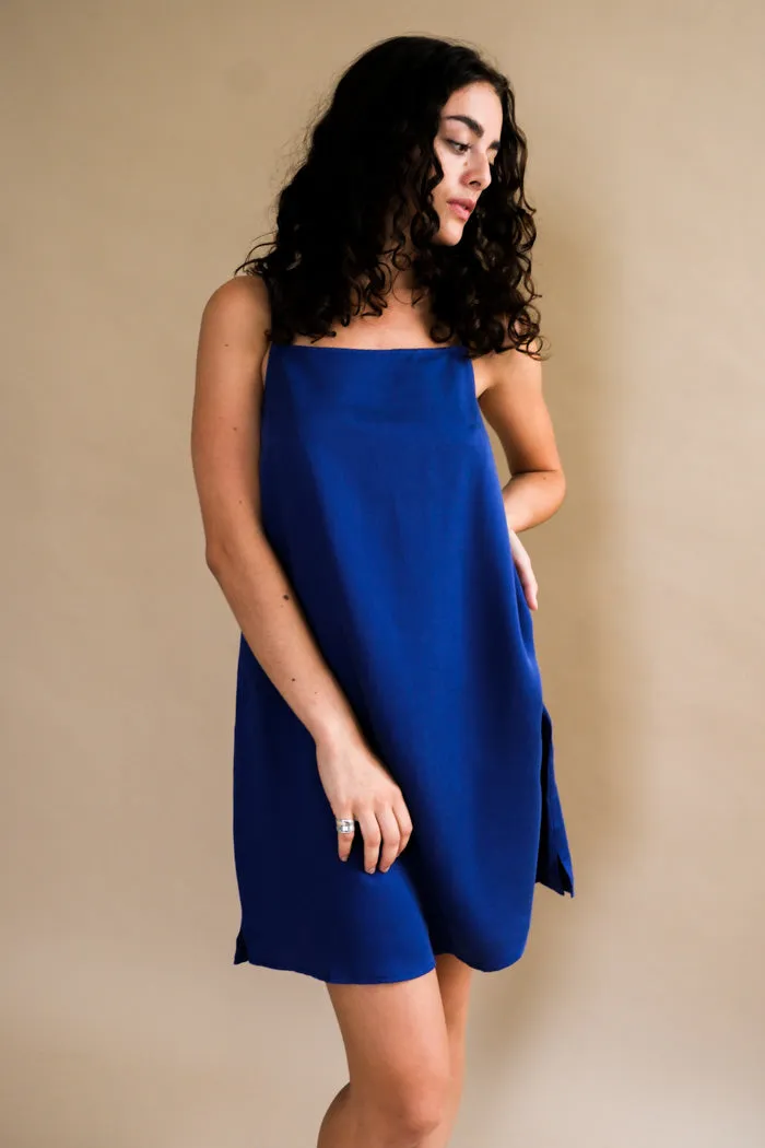 TESSA DRESS ROYAL BLUE