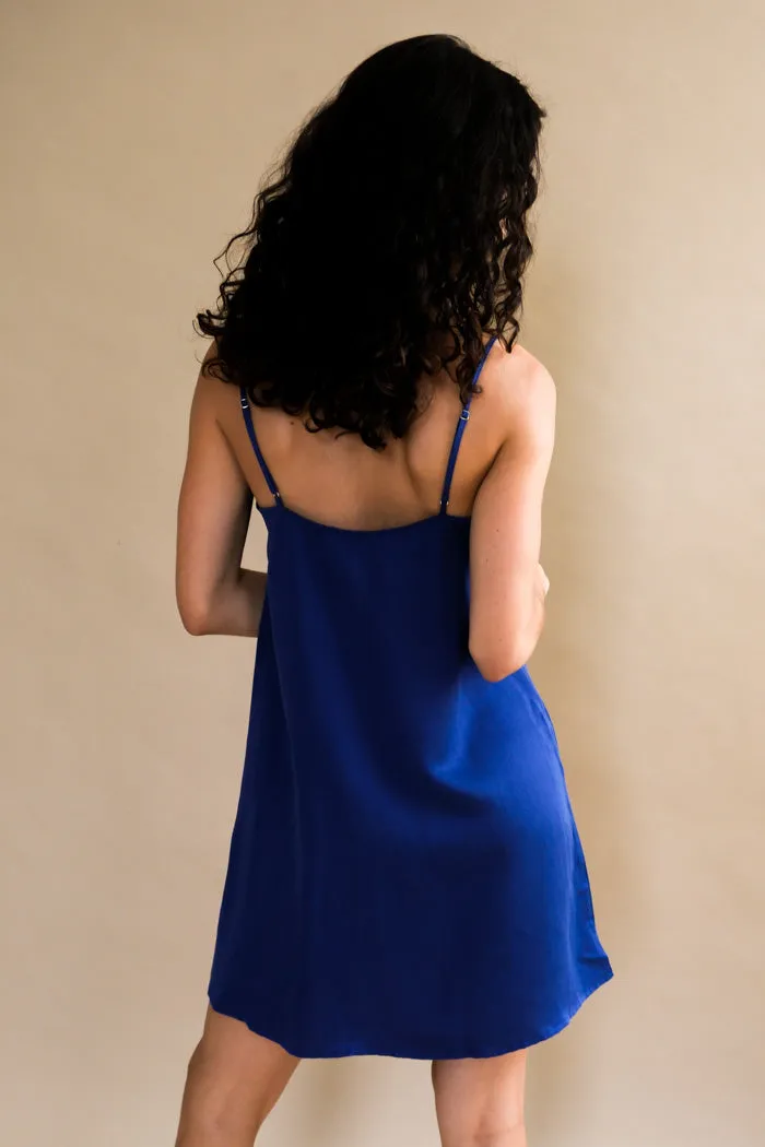 TESSA DRESS ROYAL BLUE