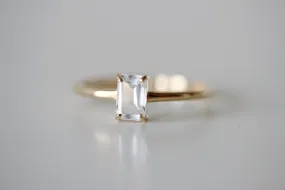 White Topaz Marlowe Ring