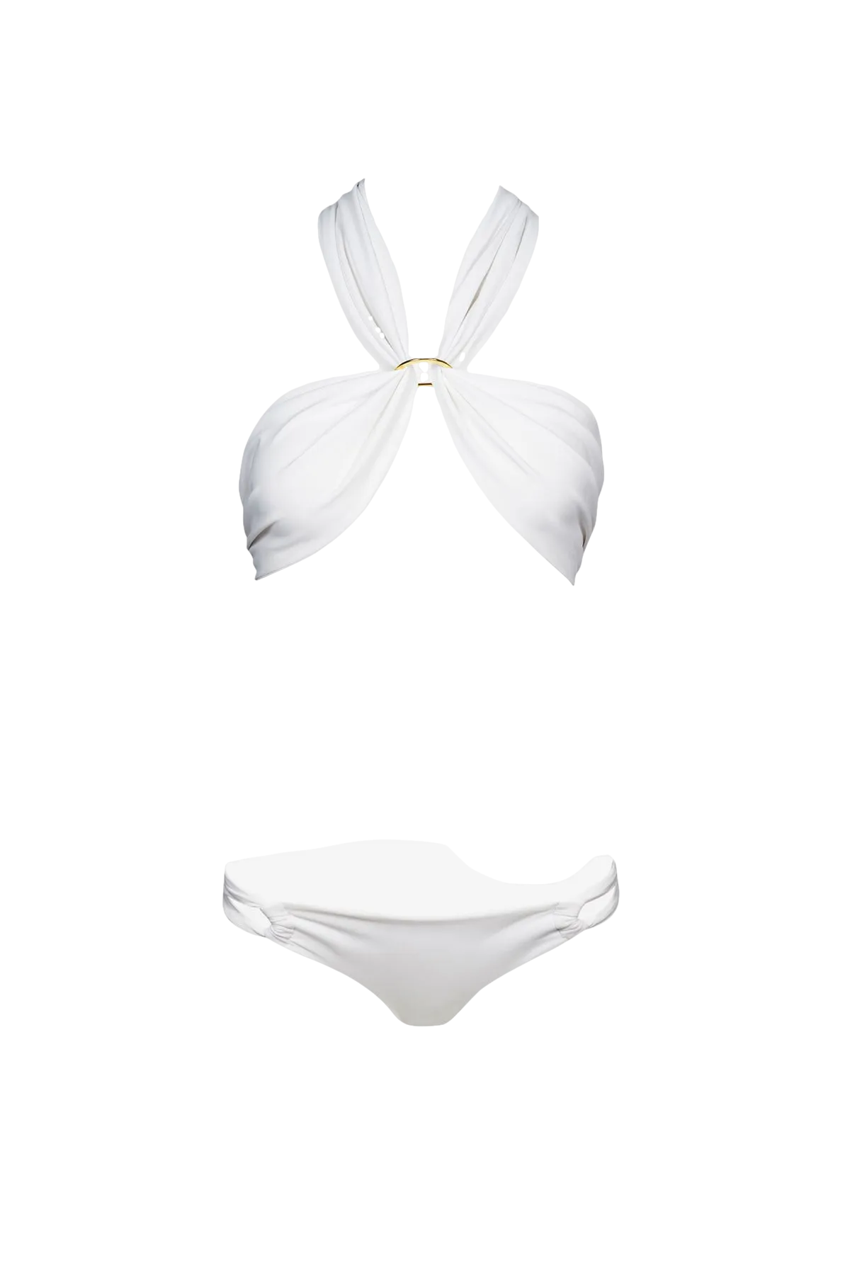 Wrap Bikini in White - Bottom