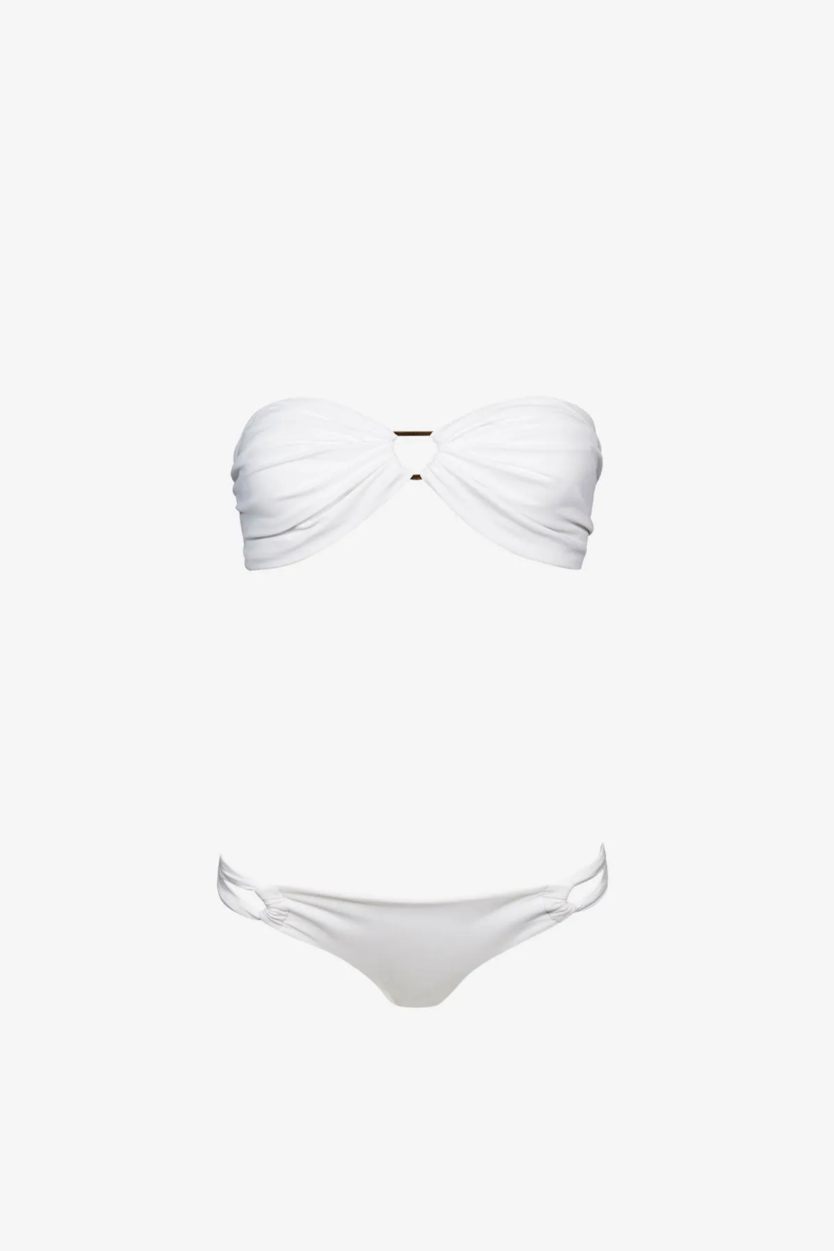 Wrap Bikini in White - Bottom