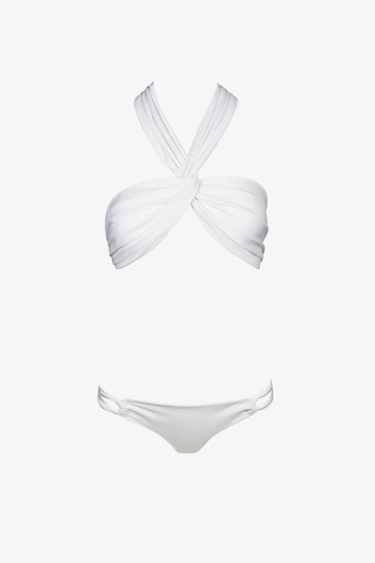 Wrap Bikini in White - Bottom