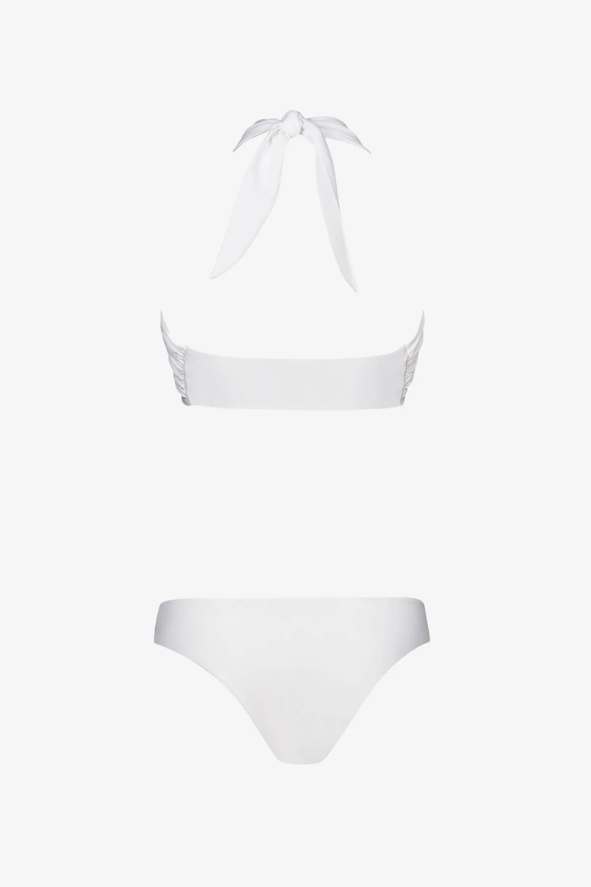 Wrap Bikini in White - Bottom