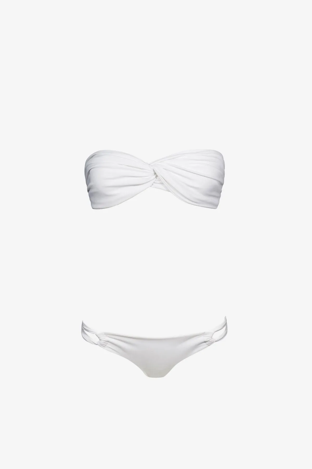 Wrap Bikini in White - Bottom