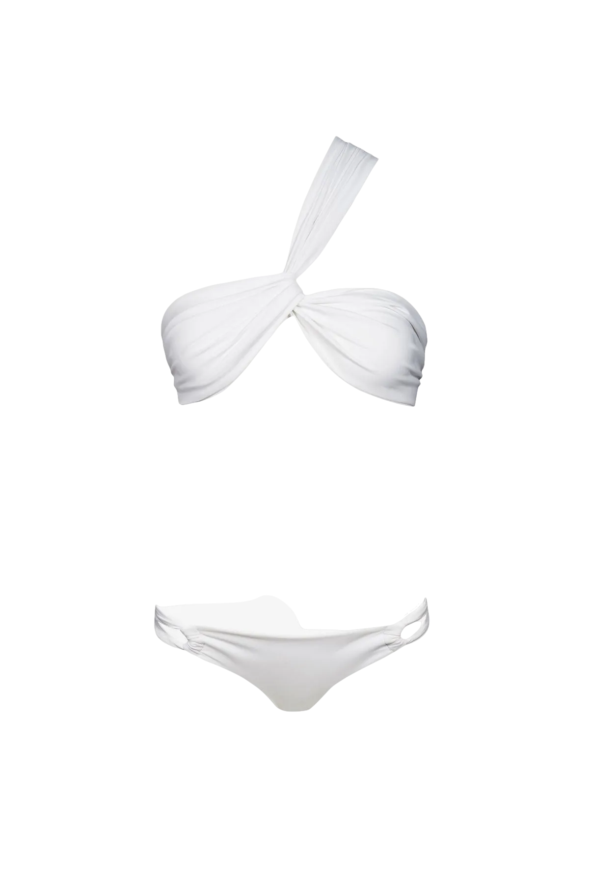 Wrap Bikini in White - Bottom