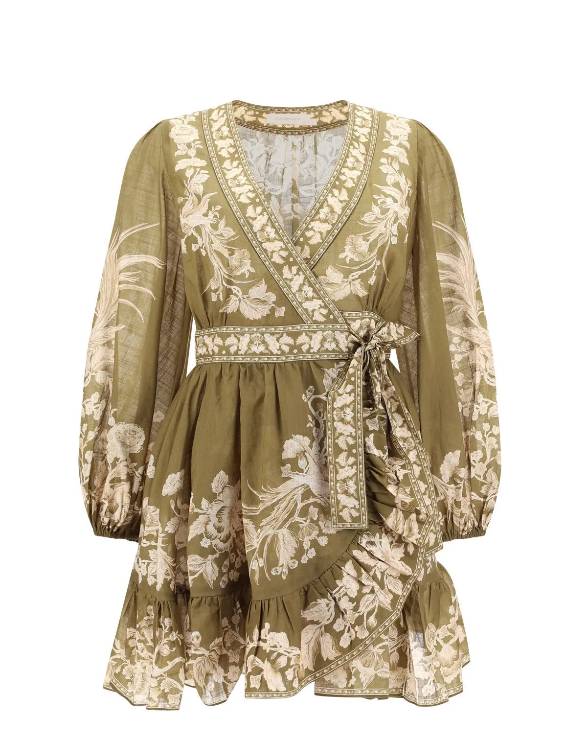 Zimmermann Wrap Mini Dress