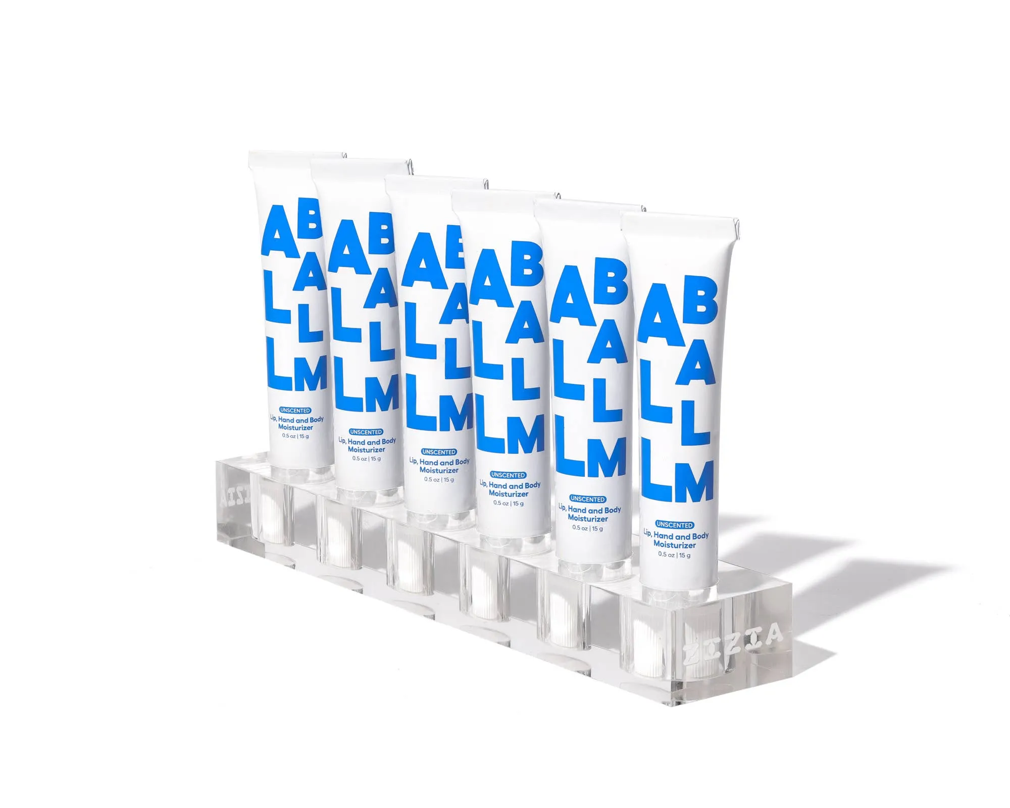 Zizia Acrylic Display-Holds 6 Balm Units